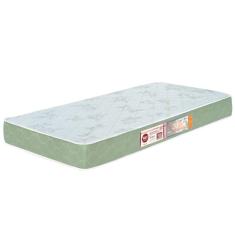 Colchão Solteiro Sleep Max Espuma D33 88X188X15Cm Branco/Verde - Castor