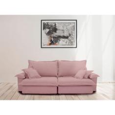 Sofá Paris 2.30m Retrátil e Reclinável Super Pillow   - Sofisticato, r