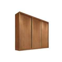 Guarda Roupa Casal 3 Portas e 4 Gavetas Diamond/Londres Cumaru - Novo Horizonte