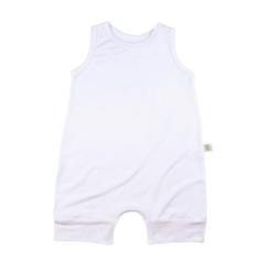 Macacão Curto Modal Extensível Branco Concuca, RN