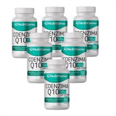 6X Coenzima Q10 Coq10 Nutrigenes -60 Caps. 100Mg + Vitaminas