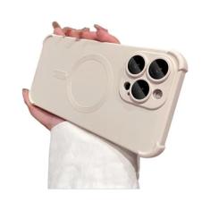 Capa De Almofada De Ar De Silicone Fosco Para Iphone 16 15 14 13 12 Pr