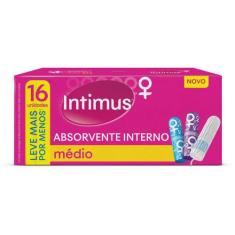 Absorvente Interno Médio - Intimus 16 Unidades