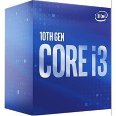 Processador INTEL Core I3-10105, Cache 6MB, 3.7GHZ (4.4GHZ MAX Turbo), LGA 1200 BX8070110105