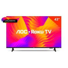 Smart Tv AOC 43" ROKU LED Full HD Wi-Fi 43S5155 Bivolt