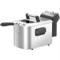 Fritadeira elétrica tramontina by breville smart aço inox 7 funções 4l