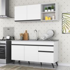 Armário de Cozinha Compacta Veneza Multimóveis MP2079.964 Branco