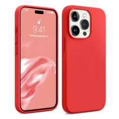 AOTESIER Capa compatível com iPhone 15 Pro, [proteção militar à prova de choque] capa de silicone para celular com [forro de microfibra macio antiarranhões] proteção para câmera e tela de 6,1