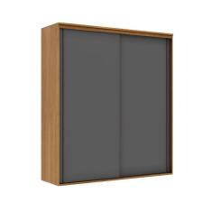 Guarda-Roupa Casal com Espelho Inovatto 100% MDF 2 PT 6 GV Freijó e Titânio