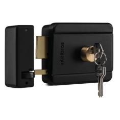 Fechadura Eletrica Cilindro Fixo FX500 - Intelbras, Preto