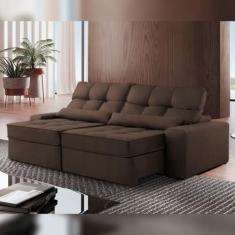 Sofá Retrátil e Reclinável 210cm Enzo Plus - Montano Estofados