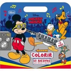 Livro Para Colorir Infantil TILIBRA Mickey C/ Adesivos