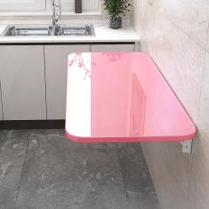 Mesa dobrável montada na parede, mesa dobrável, mesa dobrável para lavanderia, mesa flutuante de madeira para parede, mesa dobrável para computador, mesa de parede para espaços pequenos, ros