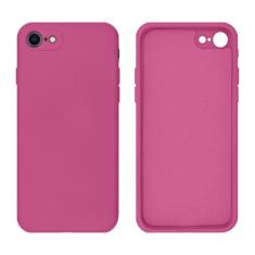 Capa Silicone Aveludada Proteção Câmera para iPhone 7 8 e SE - GCM, Hi