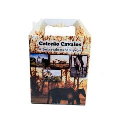 Quebra-Cabeça Cognitivo Reabilitação para Idosos - Cavalos - Reidopend