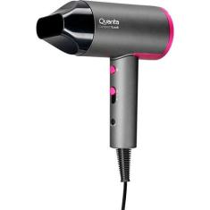 Secador de Cabelo Quanta QTSCP20 2000W Bivolt - Cinza/Rosa, Bivolt