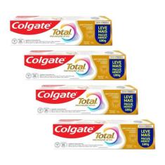 Kit 4 Creme Dental Colgate Total 12 Anti Tártaro 180g