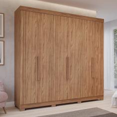 Guarda Roupa Casal 234,60cm 6 Portas e 6 Gavetas 100% Mdf Boston Espresso Móveis