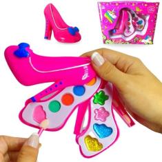 Kit Maquiagem Infantil Batom Anti-alérgico Brinquedo Menina - Europio