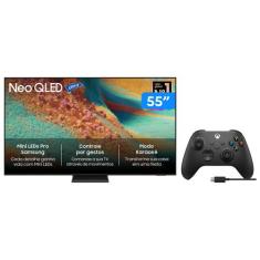 Smart TV 55 Samsung 4K Neo QLED Ultra - QN85F + Controle sem Fio Carbo