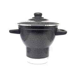 Cuscuzeiro Nordestino de Alumínio Craqueado n 18 Pronto Entrega