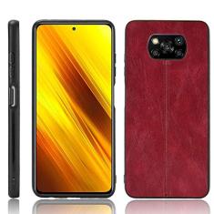 Capa adequada para XIAOMI Mi Poco X3 NFC/Poco X3, capa de celular estilo couro escudo robusto 360° protege seu telefone capa de cor retrô para XIAOMI Mi Poco X3 NFC/Poco X3