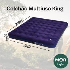 Colchão inflável Multiuso Mor  Vários Tamanhos Até 160 Kg