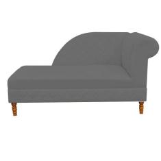 Recamier  Decorativa  Judi Pé em Madeira  2 Lugares Sala de Estar Rece