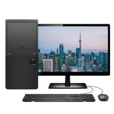 Computador Completo Intel Core i5 8GB SSD 240GB Monitor 19.5" LED HDMI