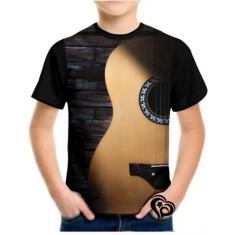 Camiseta Violão Masculina Musica Guitarra Infantil Blusa et1 - Alemark