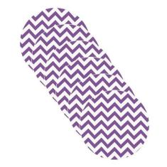 Sousplat Chevron Roxo - NSW, Sem base, 6 Peças