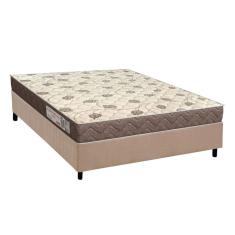 Conjunto Box Casal: Colchão Espuma Orthoflex D28 Comfortpedic + Base crc Suede Clean (138x188)