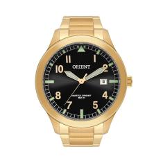 Relógio Masculino Orient Analógico Aço Dourado Mgss1181 P2kx