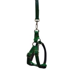 Coleira Peitoral Riscadinho Americano - Verde Nº 02