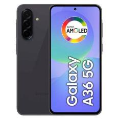 Smartphone Samsung Galaxy A36 256GB 8GB RAM 5G Branco Tela 6,7 Polegad