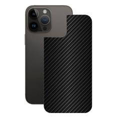 Película Iphone 14Promax-Traseira Fibracarbono Preta-Gshield