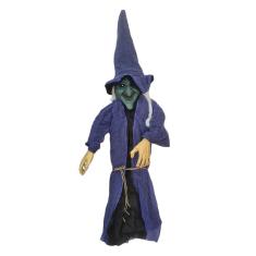 Boneco Bruxa Fantasma Halloween com Som e Luz