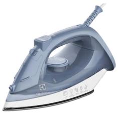 Imagem de Ferro de Passar a Seco e Vapor Electrolux Efficient ESI10 Base Antiaderente Azul