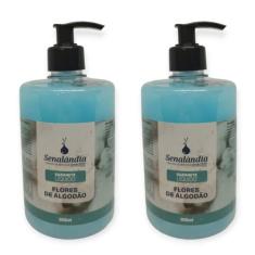 2 Sabonete Líquido Grande 500ml Lavanda Orquídea Açai Algodão Erva Doc