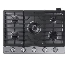 Cooktop samsung 5 queimadores com wi-fi e dupla chama inox 127v na30n6