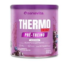 Thermo Energy Sanavita - Frutas Roxas - Pré Treino 300g, Frutas Roxas