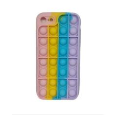 Capinha Compatível Com iPhone Pop It Anti Stress Fidget Toy - Caps Pri