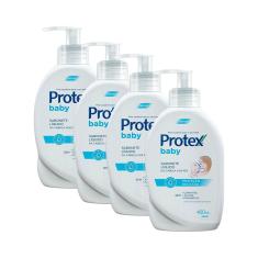 Kit 4 Sabonete Líquido Infantil Protex Baby 400ml
