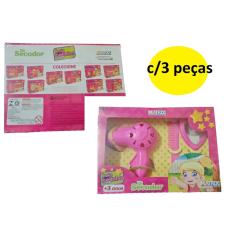 Kit Beleza c/ 3 peças Plástico Brinquedo Infantil Menina