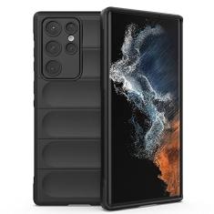 Capa à prova de choque para Samsung S22 Plus S21 FE Note 20 Ultra Back para Galaxy A12 A52 A52S A13 A23 A33 A53 A73 4G Capa de telefone, preta, para Samsung A23