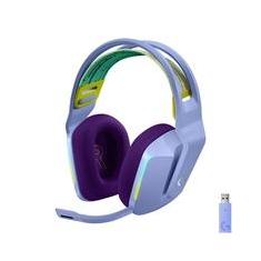 Headset Gamer Sem Fio Logitech G733 7.1 Dolby Surround RGB LIGHTSYNC, Blue VOICE para PC e PlayStation, Lilás - 981-000889