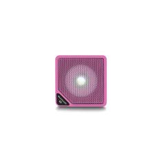 Caixa de Som Cubo Speaker com 3W Luz de LED Conexão USB Bluetooth, Multilaser, SP307, Rosa