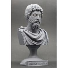 Escultura Estatua Busto Imperador Romano Marco Aurélio