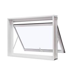 Janela de Aço Maxim-Ar 60x80cm Vidro Liso Qualitysol Ramassol Branco