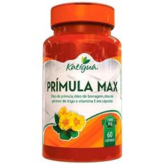 KATIGUÁ Prímula Max Óleo De Borragem/Óleo De Germen De Trigo & Vitamina E Sem Sabor Para Mulheres Katiguá 60 Cápsulas De 1000Mg Laranja